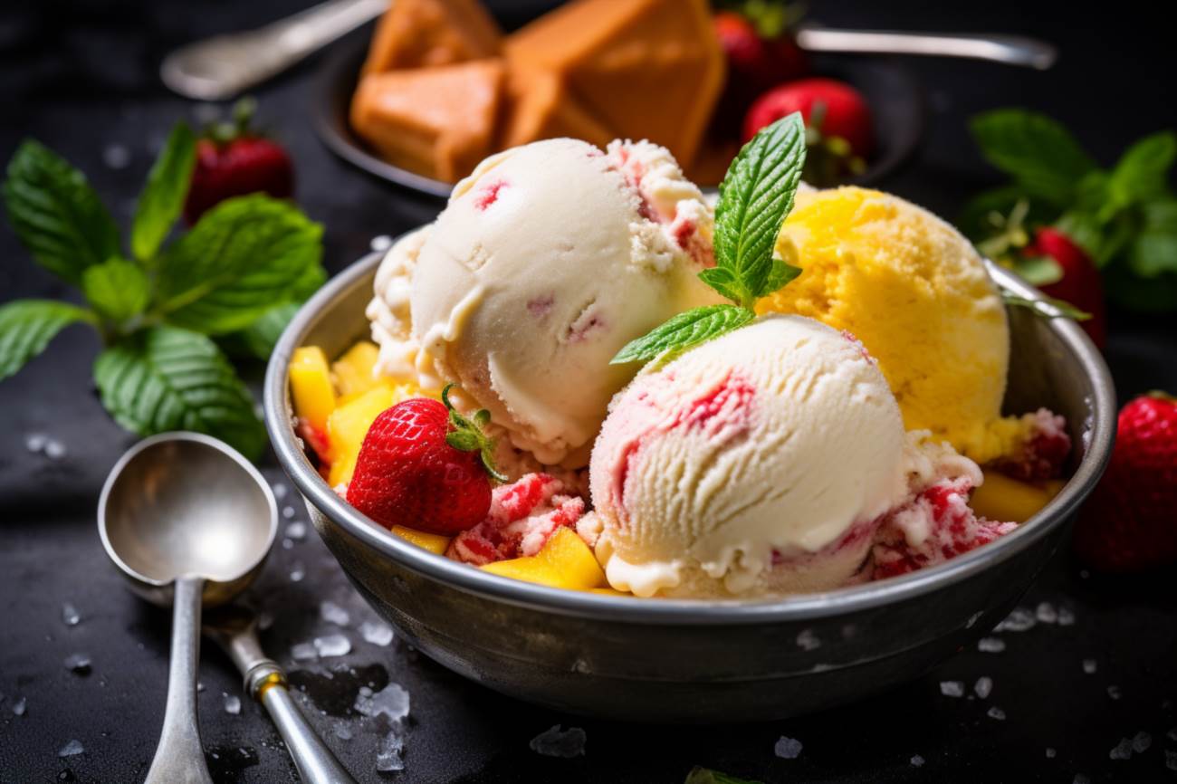 Rețetă înghețată de casă cu fructe